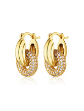 Load image into Gallery viewer, Halle Double Hoop Earrings