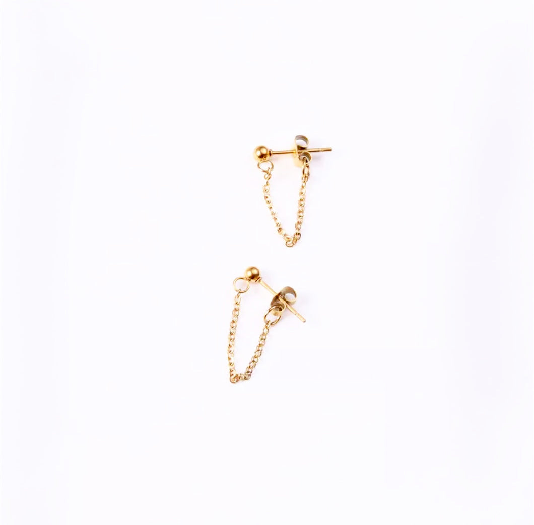 Chain Stud Earrings