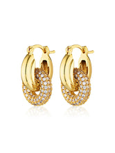 Load image into Gallery viewer, Halle Double Hoop Earrings
