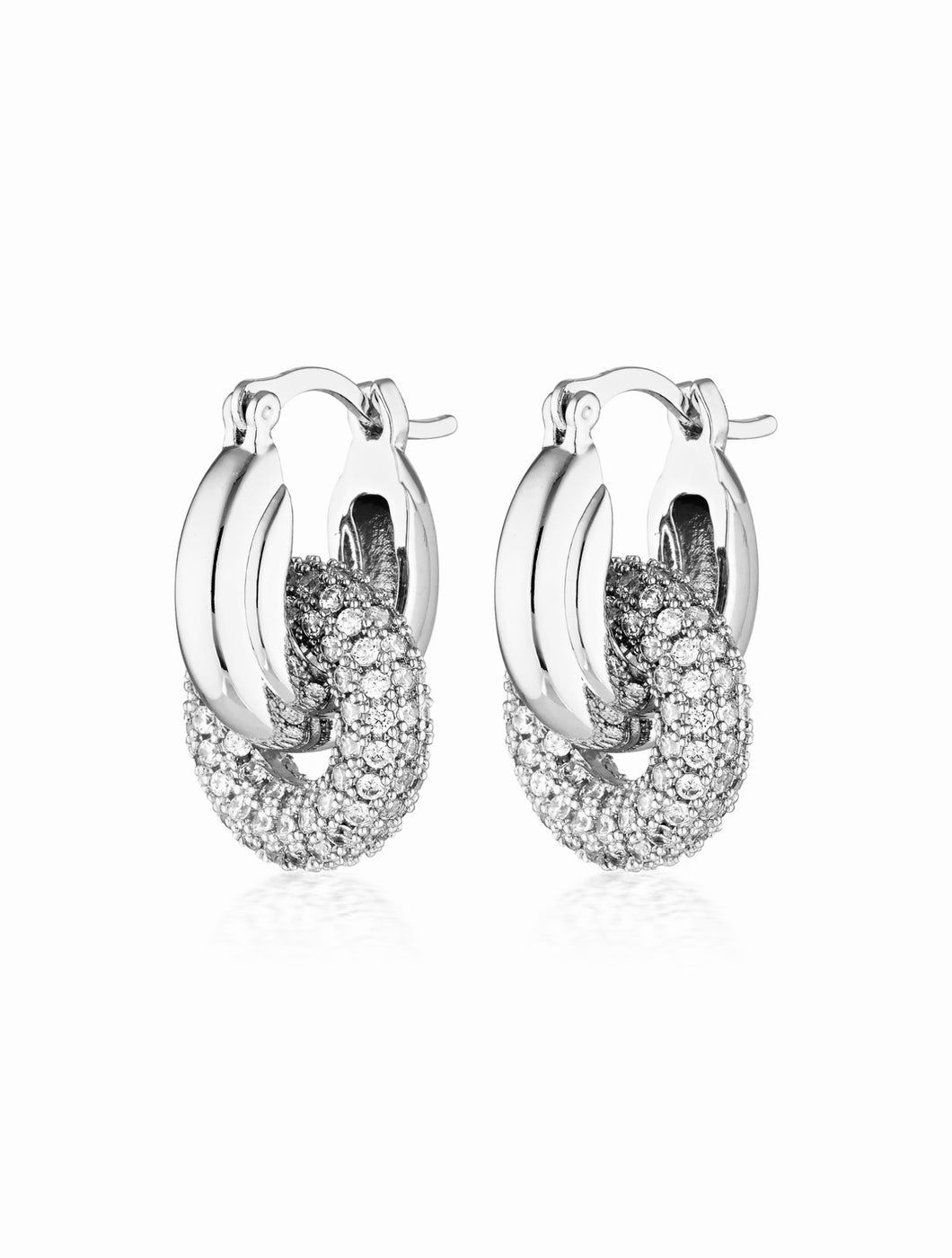 Halle Double Hoop Earrings