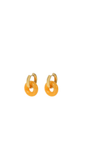 Load image into Gallery viewer, Resin Double Hoop Earrings
