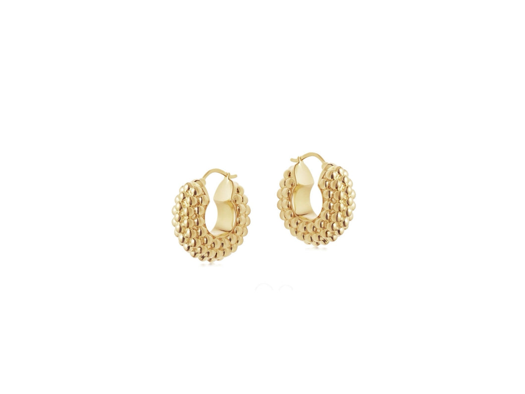 Serena Beaded Hoops